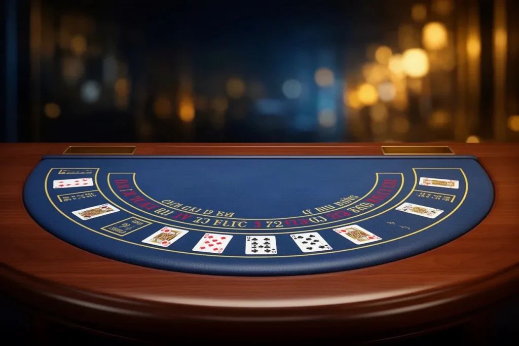 Ảnh minh hoạ thảm chia bài cho mục luật chơi casino HELLO88